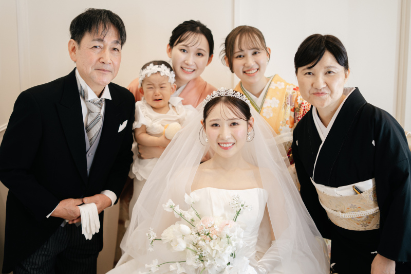 【洋装+親御様の衣裳付】ご家族様と一緒に撮影*そのままレストランでお食事もOK♪