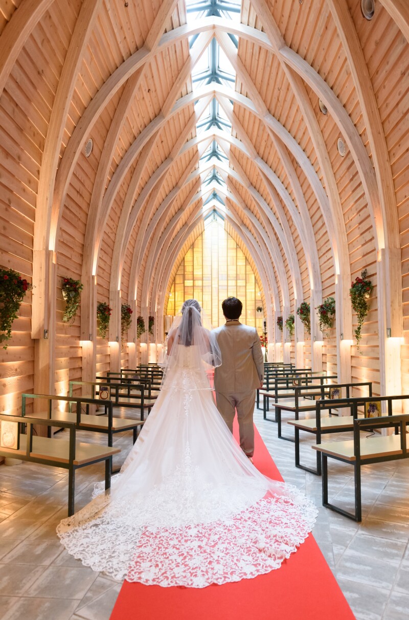 チャペルでの撮影