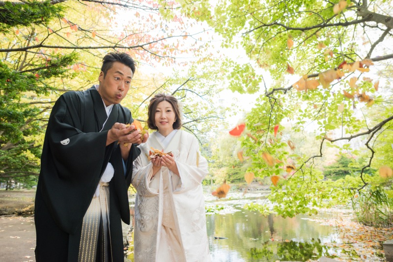 白無垢も厳選してたくさんの中から選びました