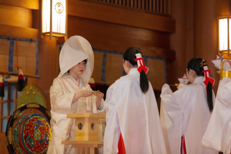 挙式の内容１／三献の儀