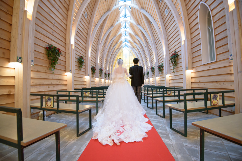 こだわりは雪と和装とチャペル式