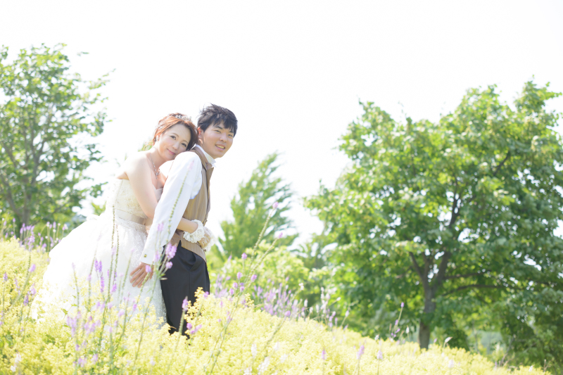 ご新婦様の学生時代の思い出の公園