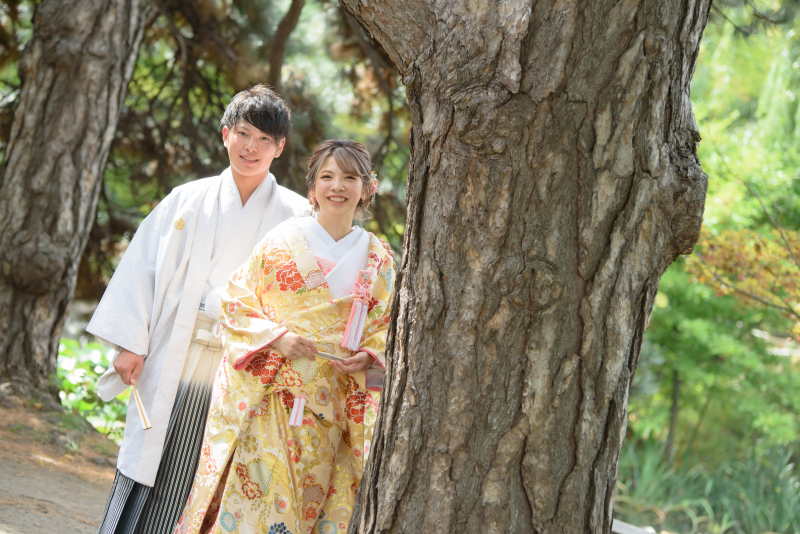 素敵な笑顔で撮影開始