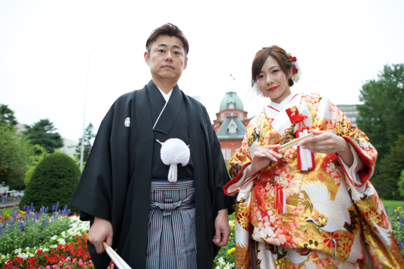 赤レンガをちょっとだけ入れてパチリ