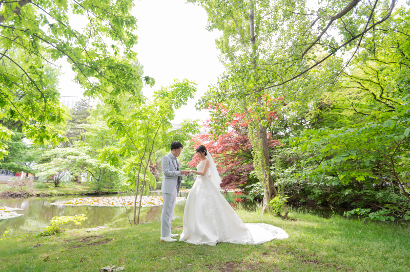 ウェディングドレスとカラードレスでのWedding Photo/【お客様の声】
