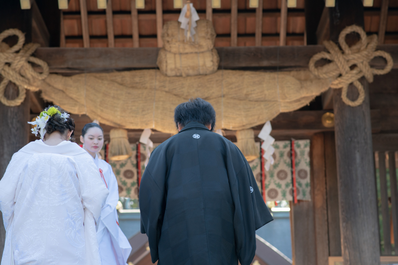 いよいよおふたりだけでの挙式