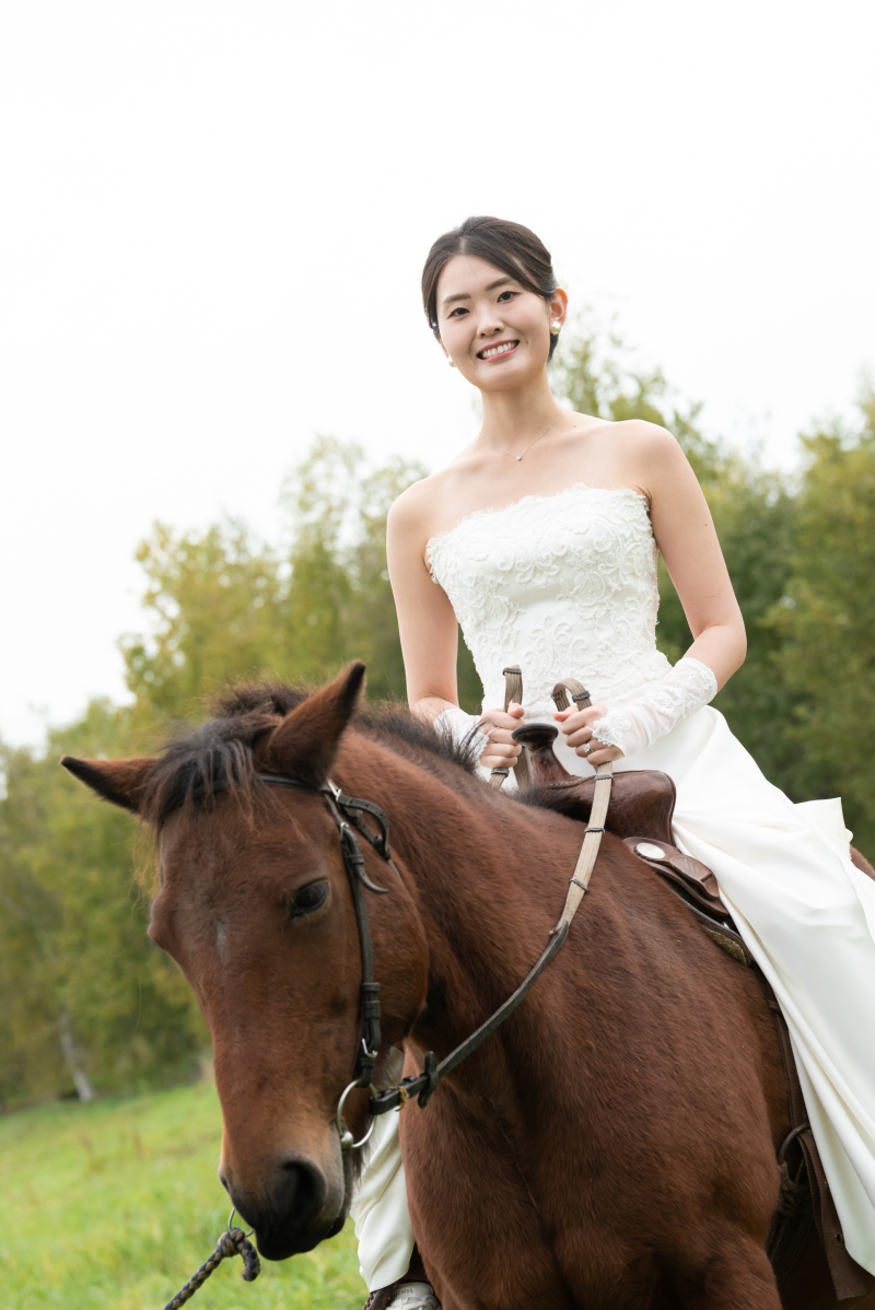 美瑛富良野フォトウェデイングご新婦さまのお声