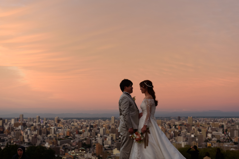 札幌に旅行を兼ねて和庭園、神社、チャペル、そしてマジックアワー贅沢に撮影