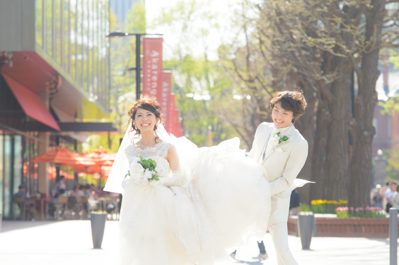 チャペルでのセレモニーを終えて