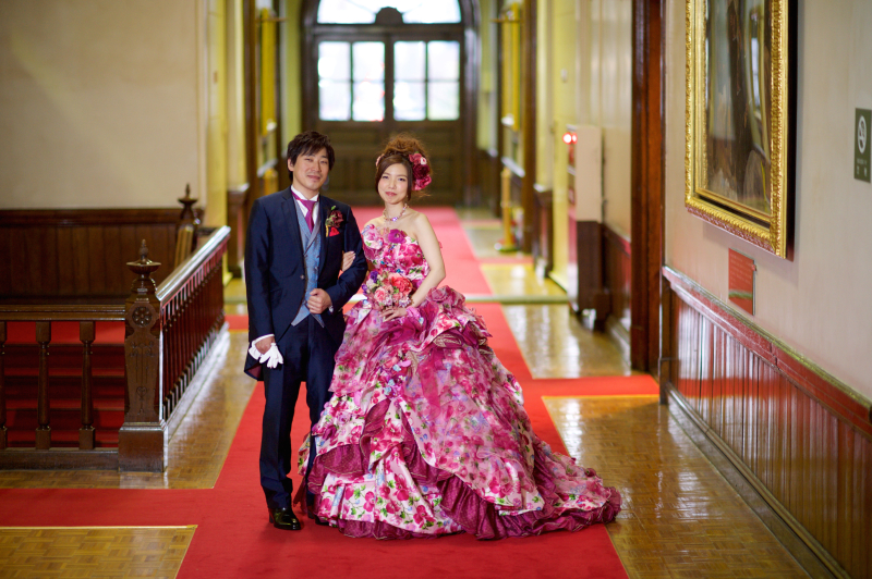 歴史的施設をスタジオにたっぷり撮影