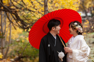 白無垢→色打掛＋ドレスゆっくりロケーションで前撮り【お客様の声】