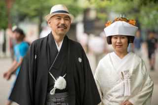 写真だけので結婚セレモニー大人の結婚写真