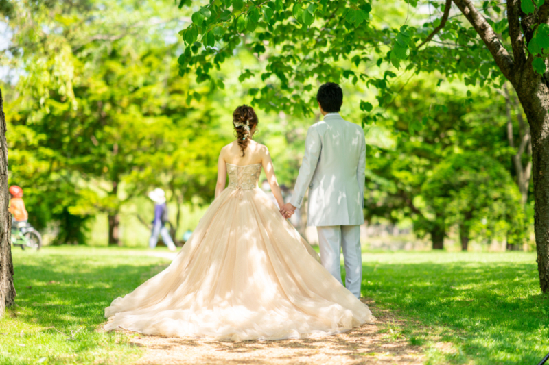 和装&洋装。初夏の緑ロケーションフォト【お客様の声】