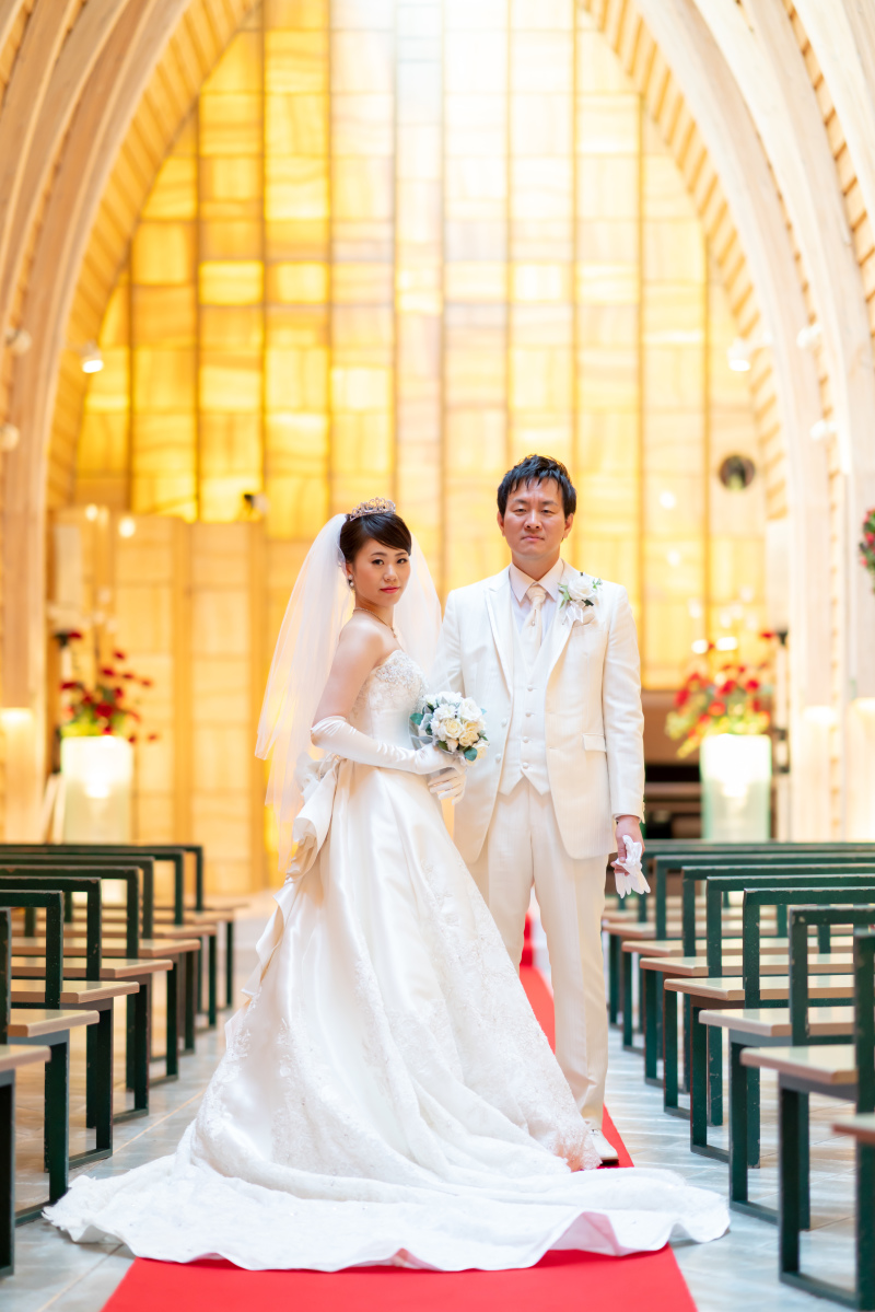 しっかりとポージング