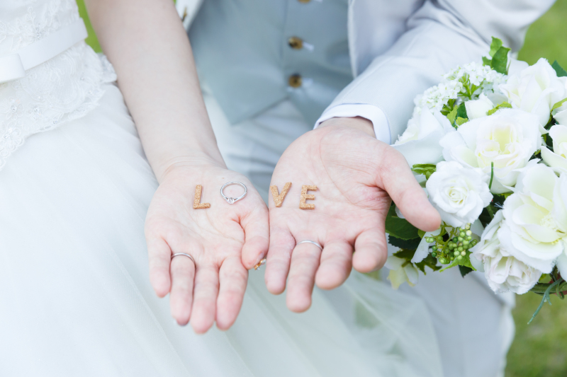 エンゲージリングを使った