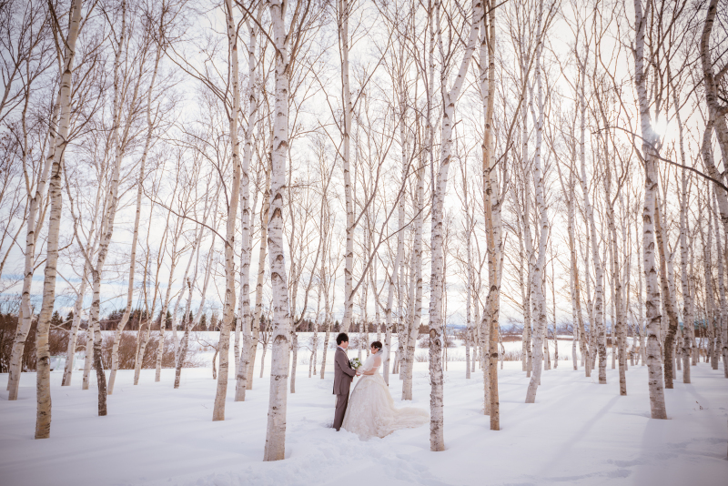 北海道の冬のWedding　Photo／【お客様の声】