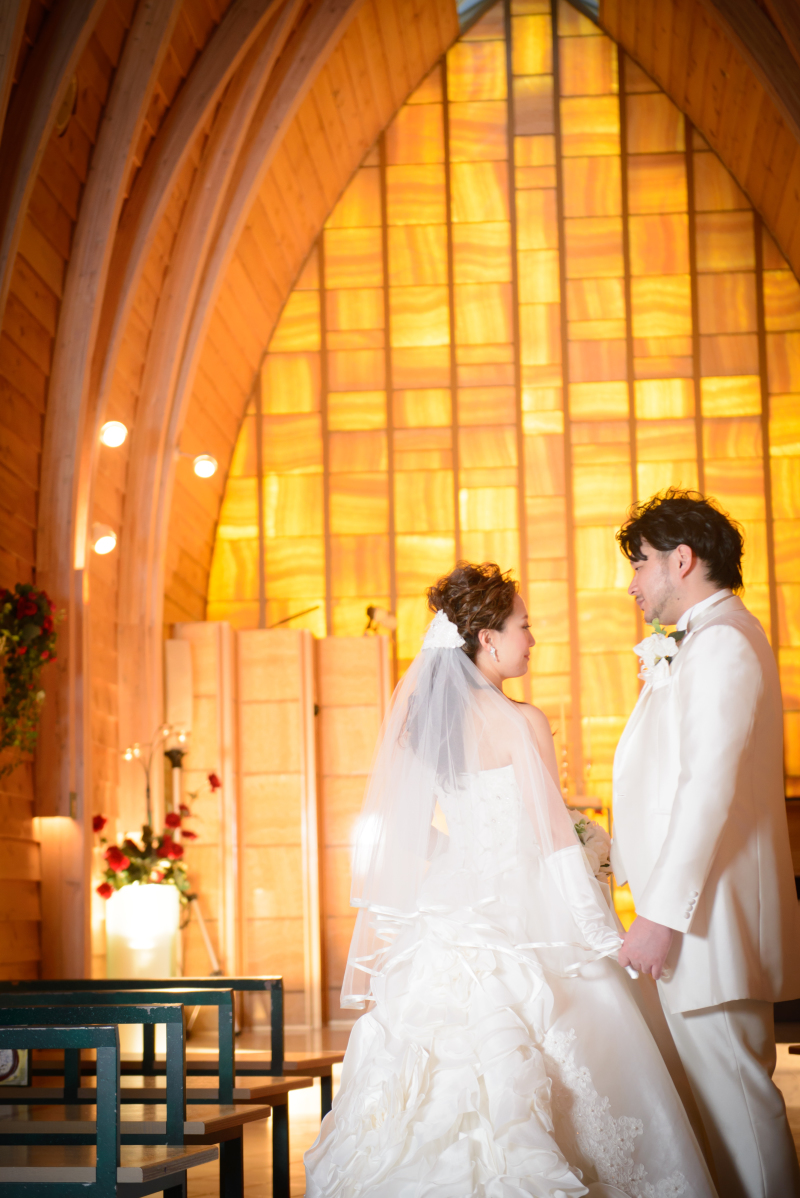 chapelで結婚写真だけ