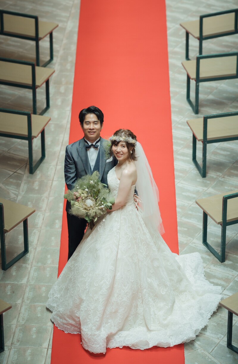 おふたりの記念写真