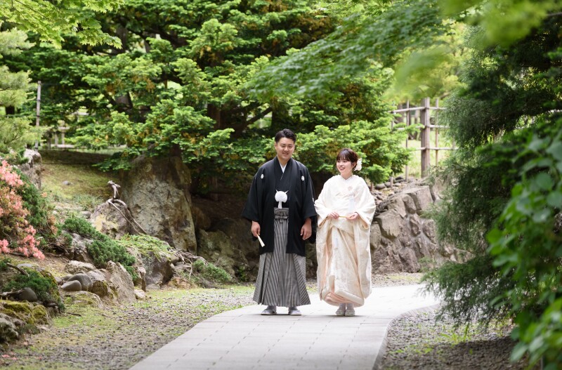 スタートは和庭園からスタート