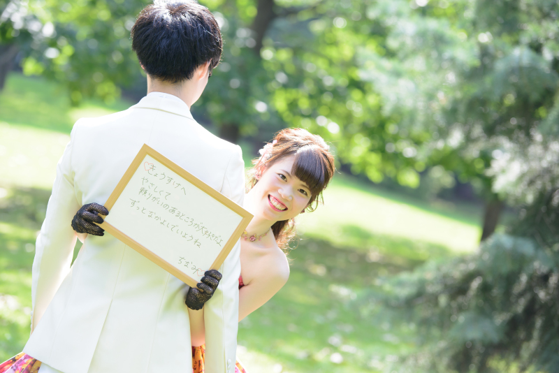 中島公園でロケーションフォト