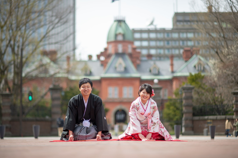 大好きな妹さんも見学、前撮り結婚式に着ない衣装3点
