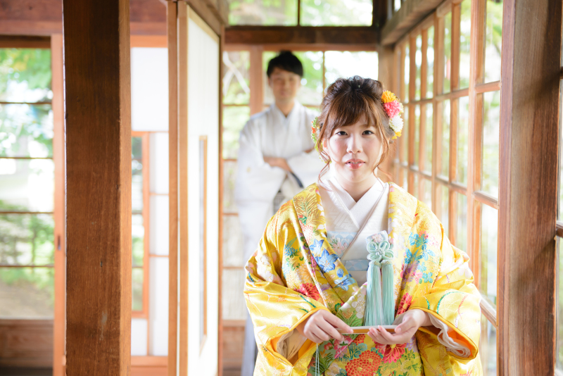 一目惚れの おろしたての お内掛けです