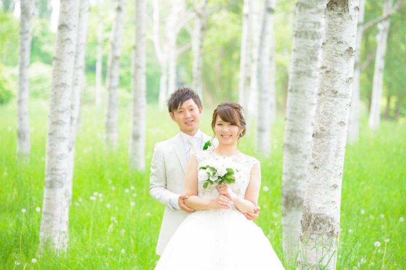 北海道でチャペルとロケーションフォトをされた静岡からご新婦夏月さまお客様の声