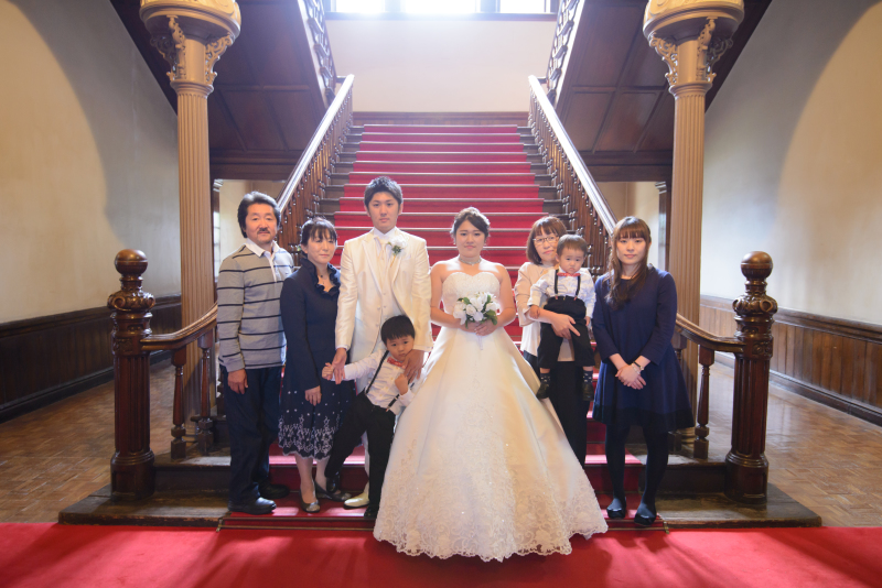 ご両親親族皆さんでパチリ