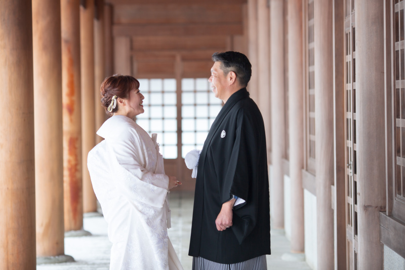 北海道神宮にて挙式を行いました