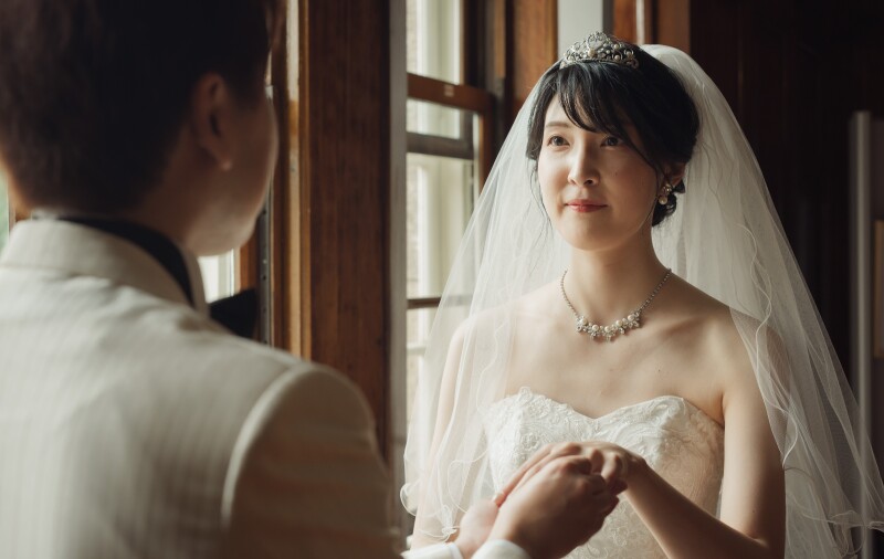 本当に手作りの結婚式をしているようでした