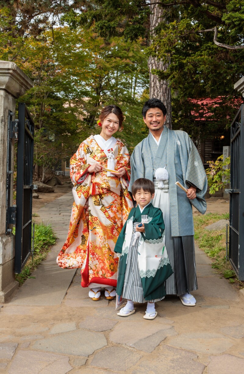 七五三お祝いと一緒に和装で!