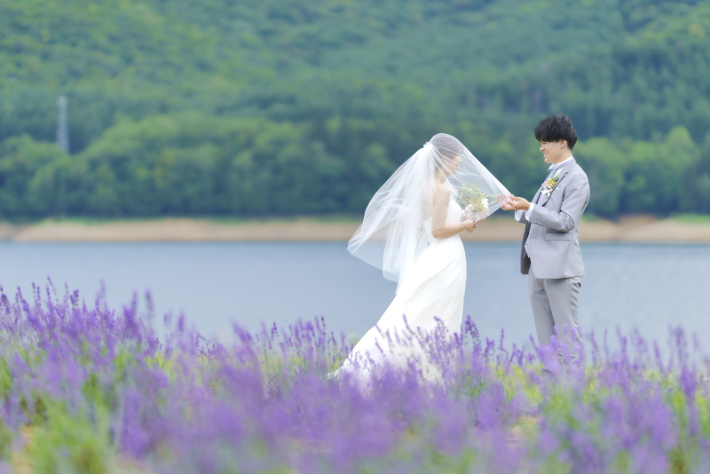 かなやま湖のサンクチャリーでフォトセレモニー
