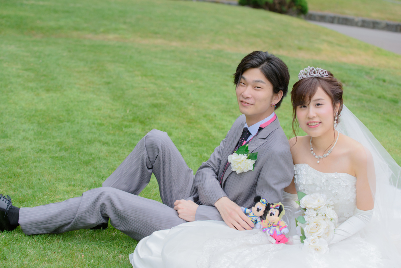 大好きな思い出のマスコットキャラクターと一緒に