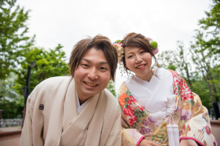 全部結婚式に着ない衣装で楽しく自然にのこした