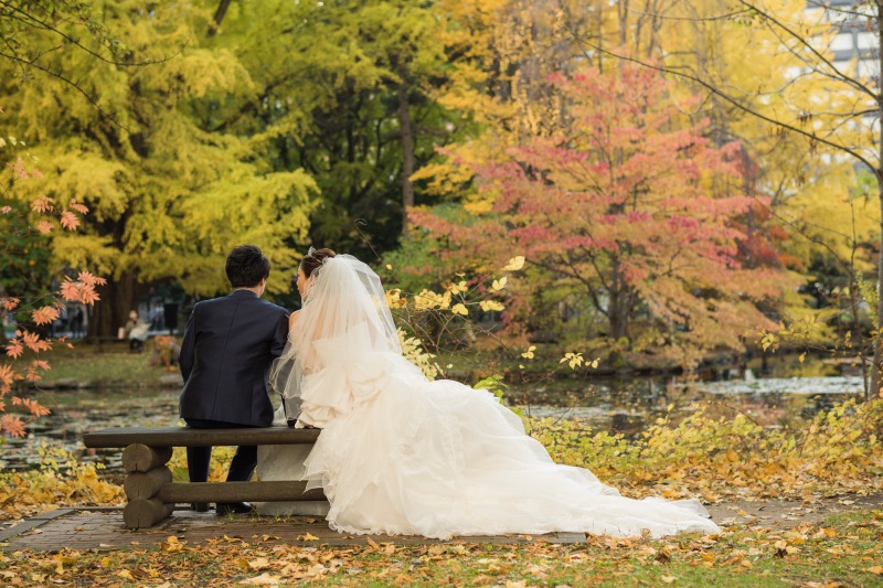 黄金色と紅の絨毯