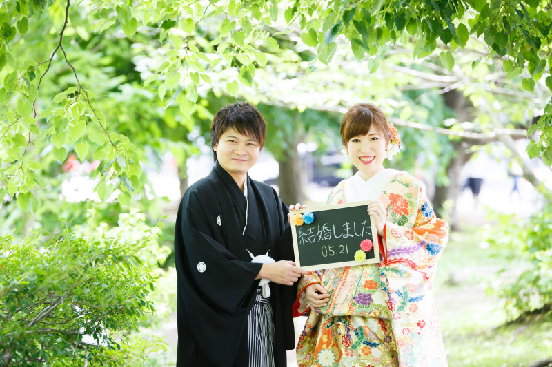 新しい命としっかり結婚写真を残したい