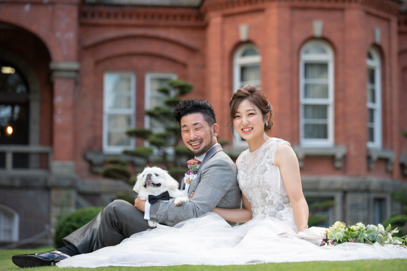 ご希望は愛犬とナチュラルなロケーションフォト