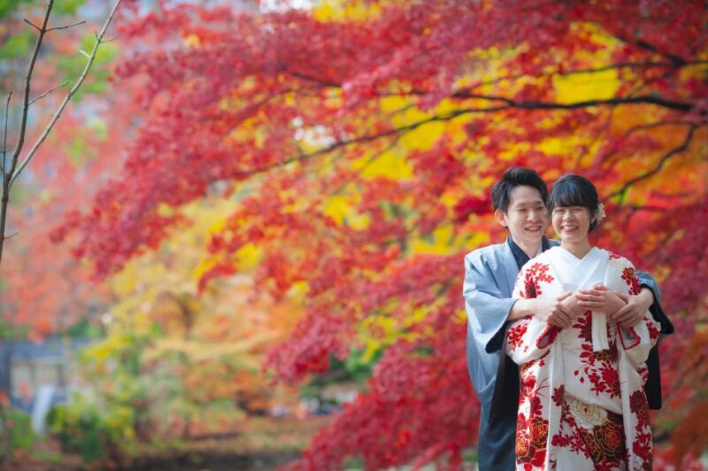 紅葉&チャペル撮影も/和装・洋装2点【お客様の声】