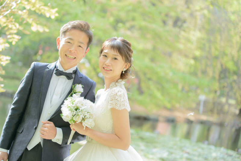 写真だけ結婚式を家族とセレモニーを