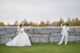 モエレの公園での結婚式ロケーション