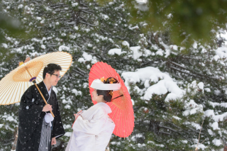 凛とした雪、和装とチャペル欲張りにお客様の声