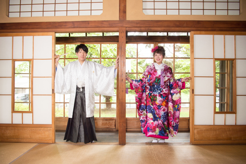 最新と伝統が出会った結婚写真