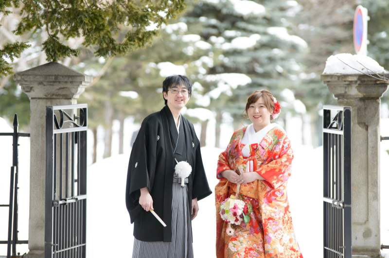 雪の撮影はとても凛としてステキです