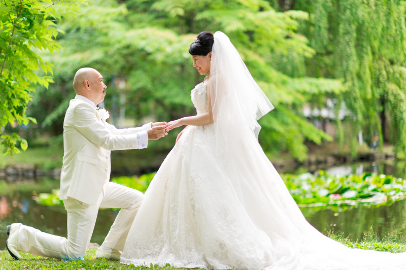 緑の中静かな場所で