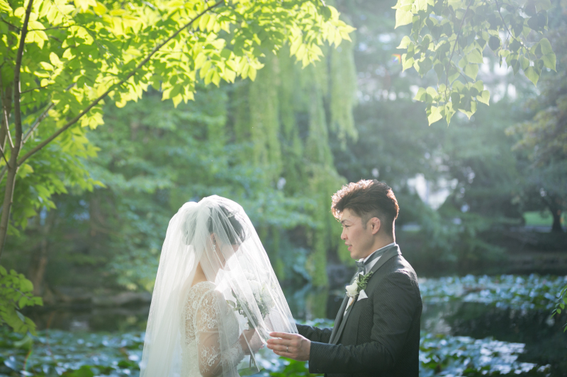 挙式を終えてドレスにチェンジでフォトウェデイング