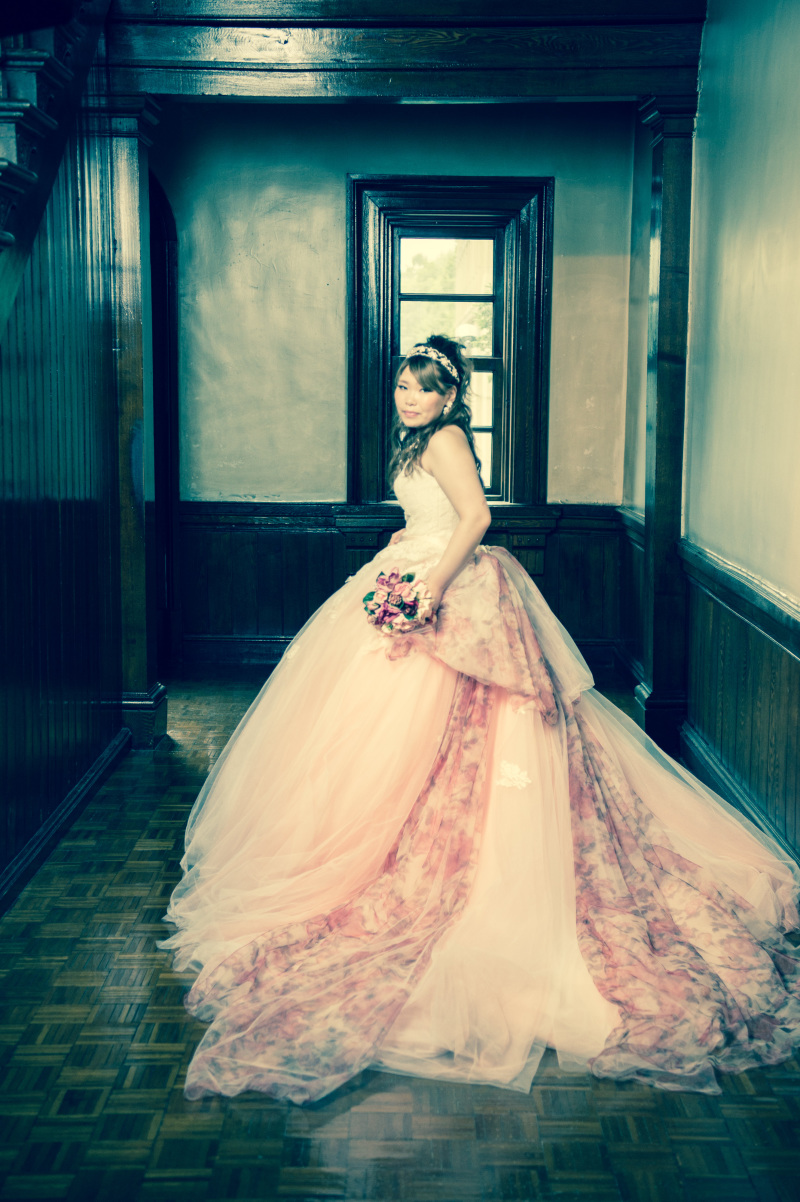 ポーズを決めて