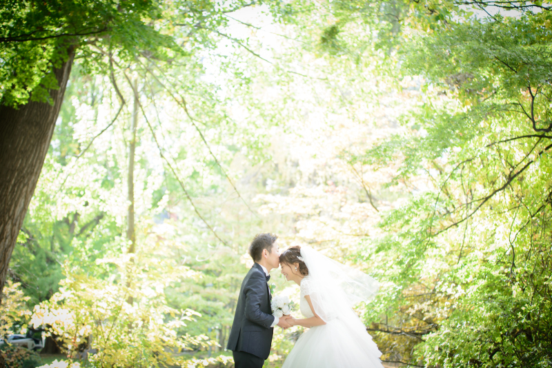 濱田さま　ドレス2点　ご家族と写真だけのセレモニー お客様の声