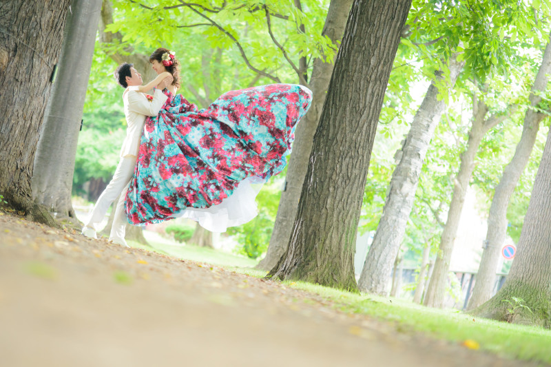 カラードレスはあの有名な女性カメラマン