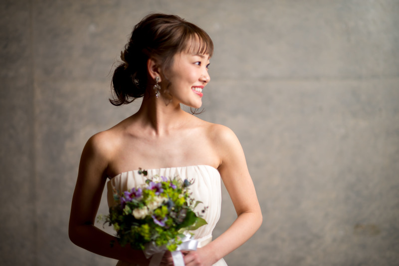 ブーケは生を持ち込みました