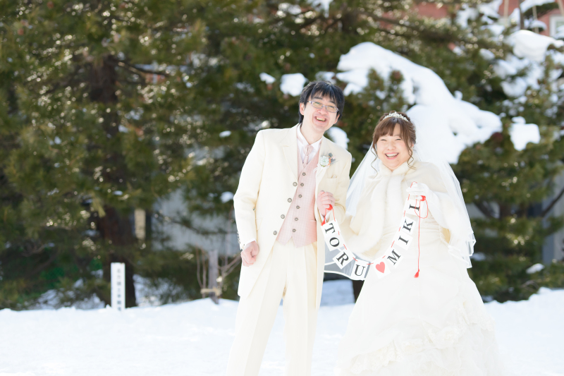 ガーランドをお持ち込み